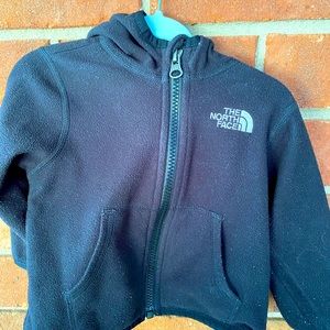 The North Face Infant fleece jacket. 6-12 months. Black